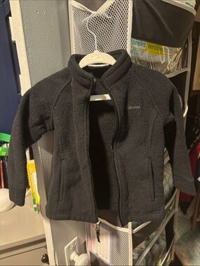 Columbia Kids Black Fleece Jacket - Full Zip Cozy Layer